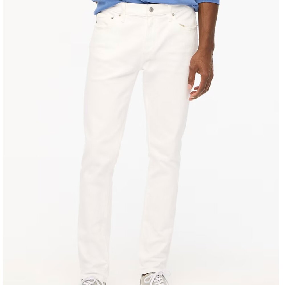 NWT Slim White J Crew Jeans 32x30